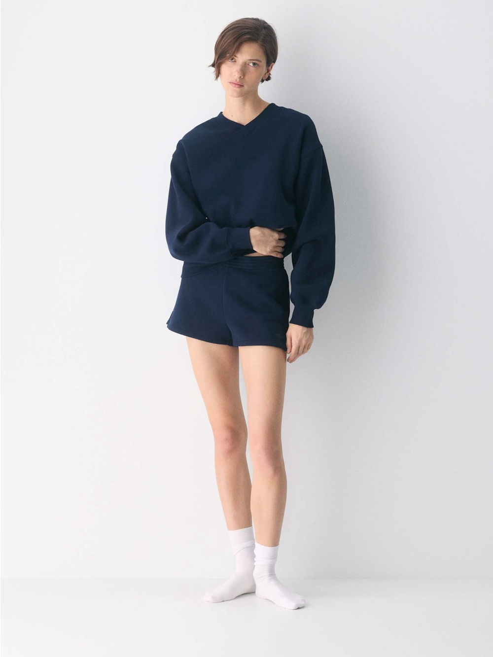 Aritzia Cozy Sweatfleece Perfect Micro Short